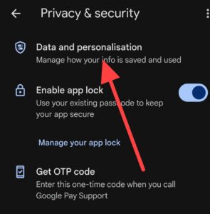 Data & personalized me click kare