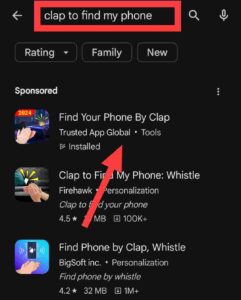 Clap to find my phone app