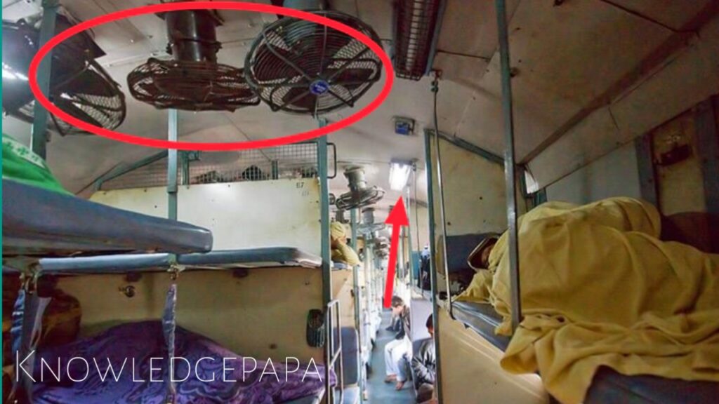 ट्रेन में लगे पंखे और लाइट 110 वोल्ट DC के क्यों होते हैं?